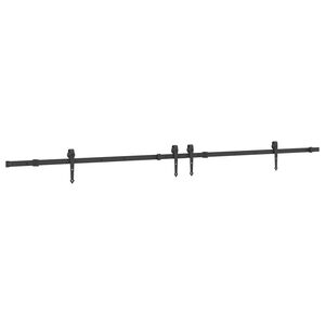 vidaXL Kit de quincaillerie de porte coulissante 305 cm acier noir