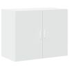 vidaXL Armoire murale blanc 80x42,5x64 cm bois d'ing&eacute;nierie