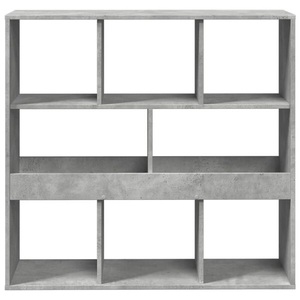 vidaXL Cloison de s&eacute;paration gris b&eacute;ton bois d'ing&eacute;nierie