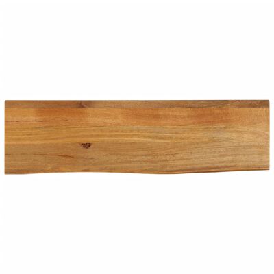 vidaXL Dessus de table à bord vivant 120x40x3,8cm bois massif manguier