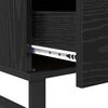 vidaXL Table basse Ch&ecirc;ne noir 90 x 50 x 36,5 cm Bois d'ing&eacute;nierie