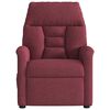 vidaXL Fauteuil inclinable Rouge bordeaux Tissu
