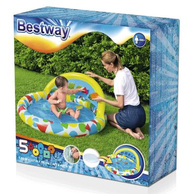 Bestway Pataugeoire Splash & Learn 120x117x46 cm