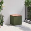 vidaXL Banc de jardin Vert olive 40 x 40 x 43 cm Acier