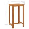 vidaXL Ensemble de bar de jardin avec coussins 5 pcs Noir
