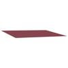 vidaXL Toile de rechange pour auvent Rouge bordeaux 400 &times; 350 cm