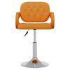 vidaXL Tabouret de bar orange similicuir