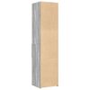 vidaXL Buffet haut sonoma gris 45x42,5x185 cm bois d'ing&eacute;nierie