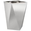 vidaXL Jardini&egrave;re 2 pcs Argent 50 x 50 x 75 cm Acier inoxydable