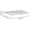 vidaXL Cadre de lit ottoman Gris b&eacute;ton 160 x 200 cm Bois d'ing&eacute;nierie