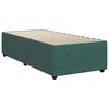 vidaXL Sommier à lattes de lit avec matelas Vert foncé 100x200 cm