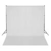 vidaXL Kit de studio photo avec éclairage toile de fond et réflecteur