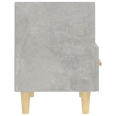 vidaXL Tables de chevet 2 pcs Gris béton 40x35x47 cm