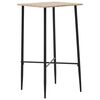 vidaXL Ensemble de bar 5 pcs Tissu Gris clair
