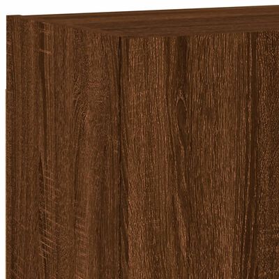 vidaXL Unités murales TV 6 pcs chêne marron bois d'ingénierie