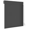 vidaXL Volet roulant aluminium 100x130 cm anthracite