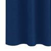 vidaXL Rideaux occultants avec anneaux 2 pcs Bleu fonc&eacute; 260 x 140 cm