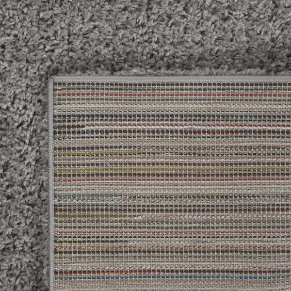 vidaXL Tapis shaggy &agrave; poils longs Gris 80x150 cm