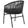 vidaXL Ensemble &agrave; manger d'ext&eacute;rieur 5 pcs Acacia solide et rotin PVC