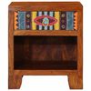 vidaXL Table de chevet 2 pcs 40x35x45 cm bois d'acacia massif