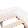 vidaXL Cadre de lit sans matelas blanc 150x200 cm bois de pin massif