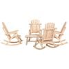 vidaXL Ensemble de salon de jardin 5 pcs bois massif d'&eacute;pic&eacute;a