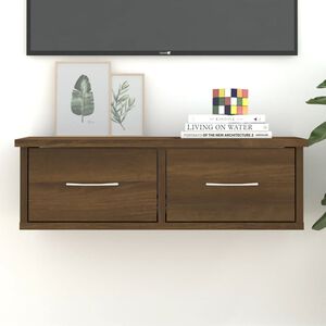 vidaXL Armoire murale Ch&ecirc;ne marron 60x26x18,5 cm Bois d'ing&eacute;nierie