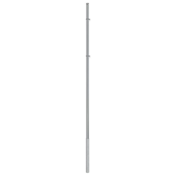 vidaXL M&acirc;t de parasol 250 cm Acier inoxydable