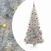 vidaXL Sapin de No&euml;l Argent 210 cm PET