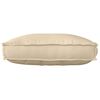 vidaXL Coussin Beige 70 x 40 x 12 cm Tissu Oxford