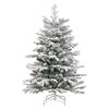 vidaXL Sapin de Noël Artificiel à Branches Articulées Blanc 150 cm