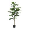 Emerald Ficus lyrata artificiel 120 cm
