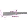 vidaXL Cage pour lapins Argent 650 x 55 x 55 cm Acier galvanis&eacute;