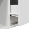 vidaXL Meuble TV blanc 100x31x25,5 cm bois d'ing&eacute;nierie