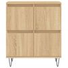 vidaXL Buffets 3 pcs Ch&ecirc;ne sonoma Bois d'ing&eacute;nierie