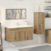 vidaXL Ensemble de meubles salle de bain 3 pcs bois d'ing&eacute;nierie