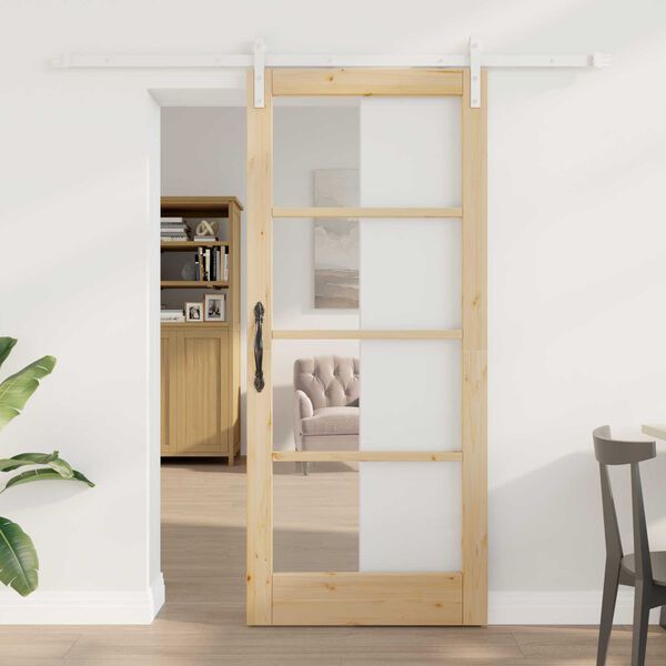 vidaXL Porte coulissante ORKDAL Naturel 86 x 198,5 cm
