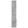 vidaXL Buffet haut gris b&eacute;ton 92x33x180 cm bois d'ing&eacute;nierie