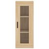 vidaXL Buffet haut Ch&ecirc;ne sonoma 34,5x34x180 cm Bois d'ing&eacute;nierie