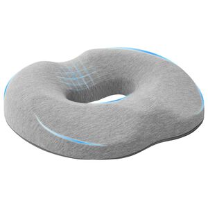 vidaXL Coussin d&rsquo;assise Gris clair 42 x 36,5 x 8 cm Coton