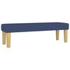 vidaXL Sommier &agrave; lattes de lit avec matelas Bleu 180x200 cm Tissu