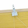 vidaXL Store enrouleur avec des rideaux Jaune 80 x 160 cm Bambou