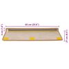 vidaXL Tapis d'escalier autocollants 30 pcs 65x21x4 cm sisal