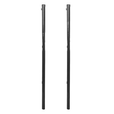 vidaXL Poteaux d'appui pour clôture à mailles 2 pcs 115 cm