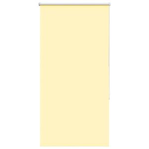 vidaXL Store enrouleur occultant jaune largeur du tissu 80,7 cm