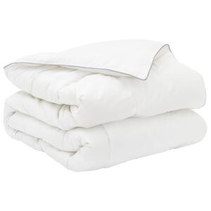 vidaXL Couette d'&eacute;t&eacute; 140 x 200 cm &Eacute;t&eacute; 150 gsm Fibre de bambou Blanc