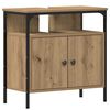 vidaXL Armoire lavabo de salle de bain ch&ecirc;ne artisanal 60x30x60 cm