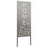 vidaXL &Eacute;cran de confidentialit&eacute; de jardin Fretwork Rouill&eacute; 50 x 140 cm