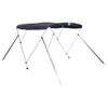 vidaXL Toit bimini &agrave; 3 arceaux parois en maille 183x(170-182)x137 cm