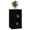 vidaXL Buffets 2 pcs noir 37,5x35,5x67,5 cm bois d'ing&eacute;nierie